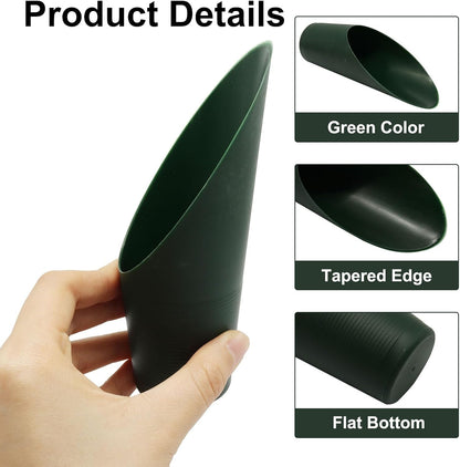 Bonsai Soil Scoop Plastic Garden Shovel, Green, 1 Pcs