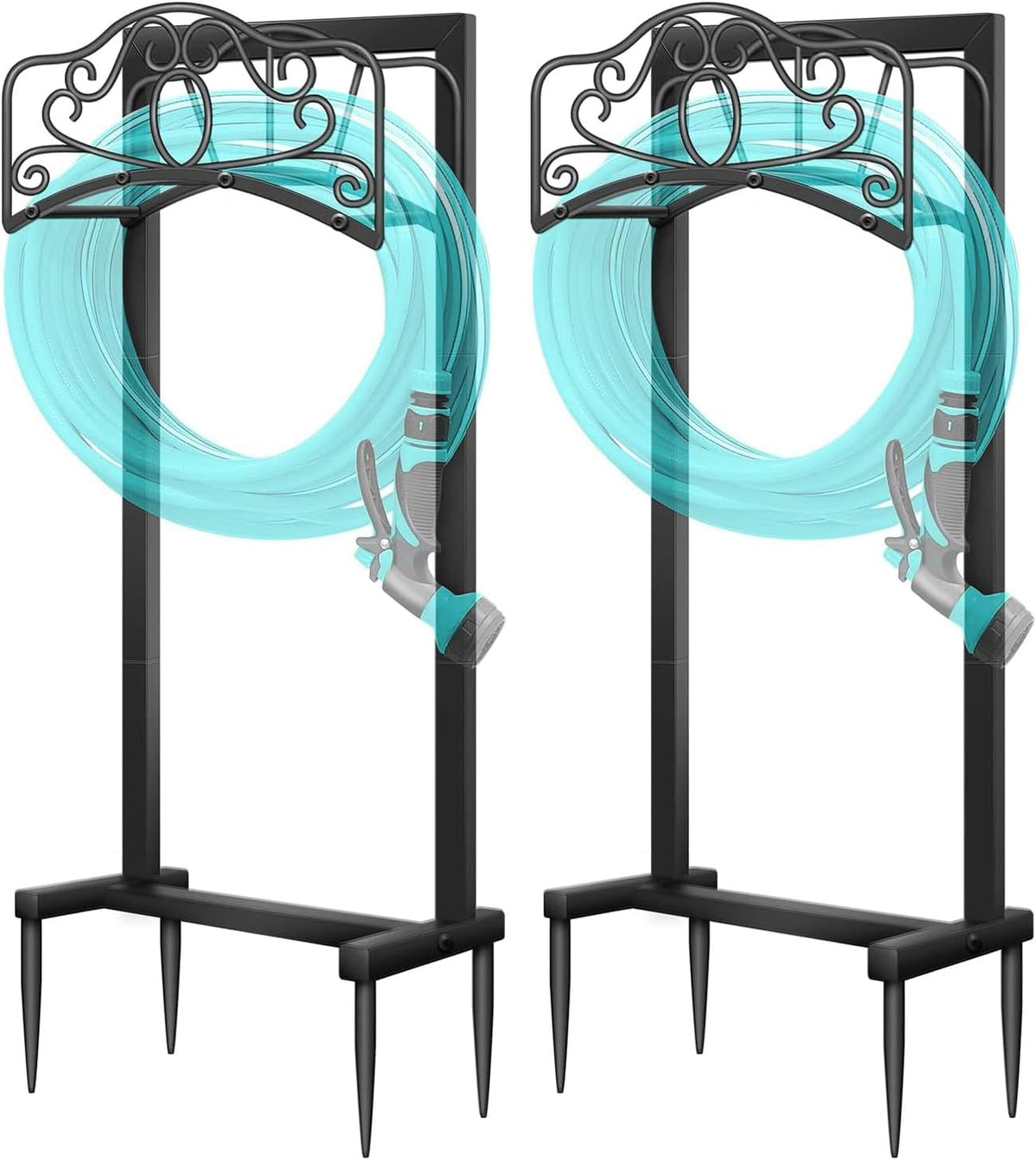 Hose Holder,100ft Capacity Garden Hose holder,Fence Style