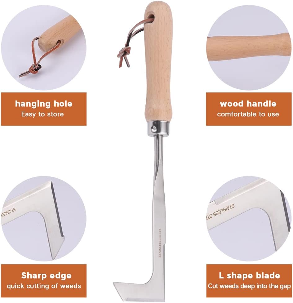 Crack Weeder 12" Stainless Steel Crevice Weeding Tool