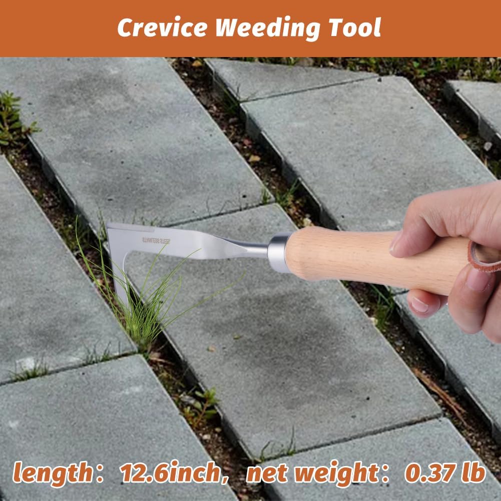 Crack Weeder 12" Stainless Steel Crevice Weeding Tool