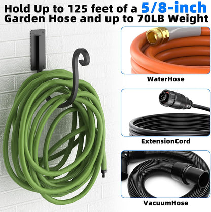 Garden Hose Holder Wall Mount,Water Hose Holder for Outside(1 Pack)