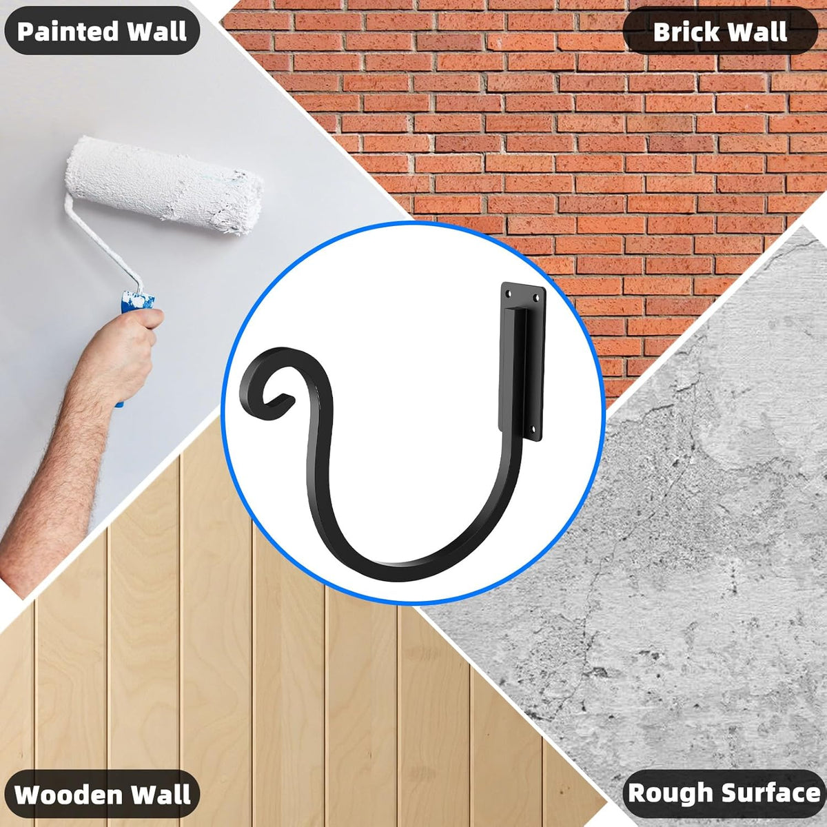 Garden Hose Holder Wall Mount,Water Hose Holder for Outside(1 Pack)