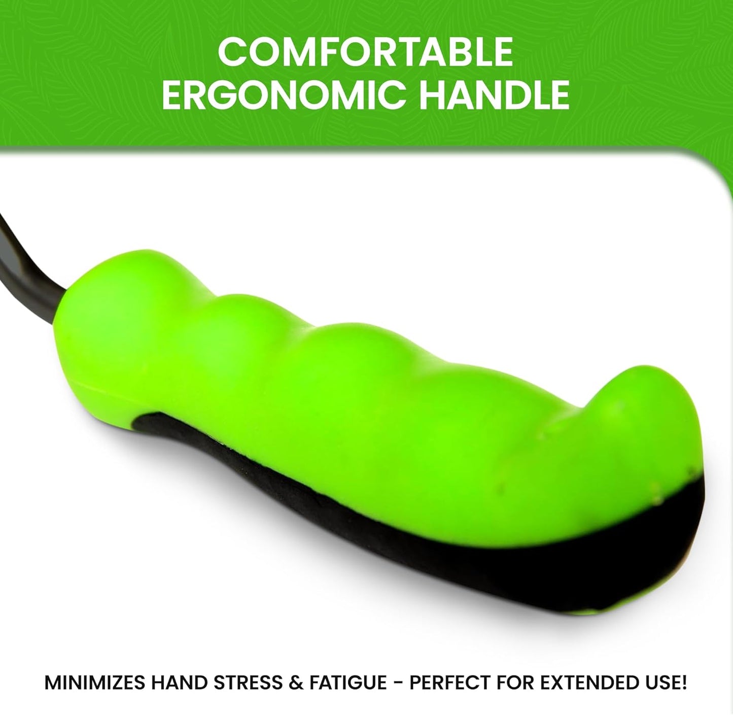 Hand Cultivator Rake Tiller Tool – High Carbon Steel for Ultimate Strength - Rust Resistant – Ergonomic Handle – Great for Gardening Cultivating Loosening Weeding