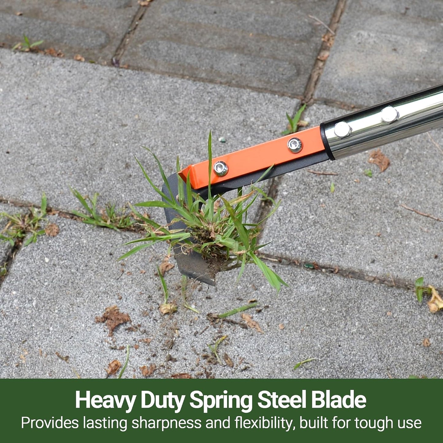 58in Crack Weeder with Spring Steel L-Shaped Blade