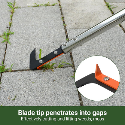 58in Crack Weeder with Spring Steel L-Shaped Blade