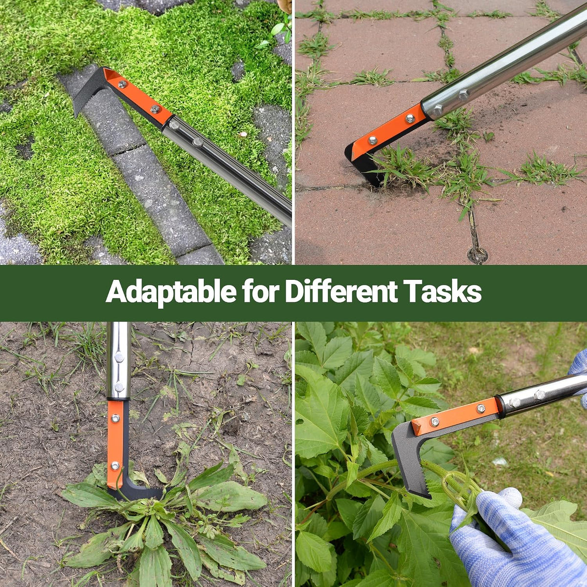 58in Crack Weeder with Spring Steel L-Shaped Blade