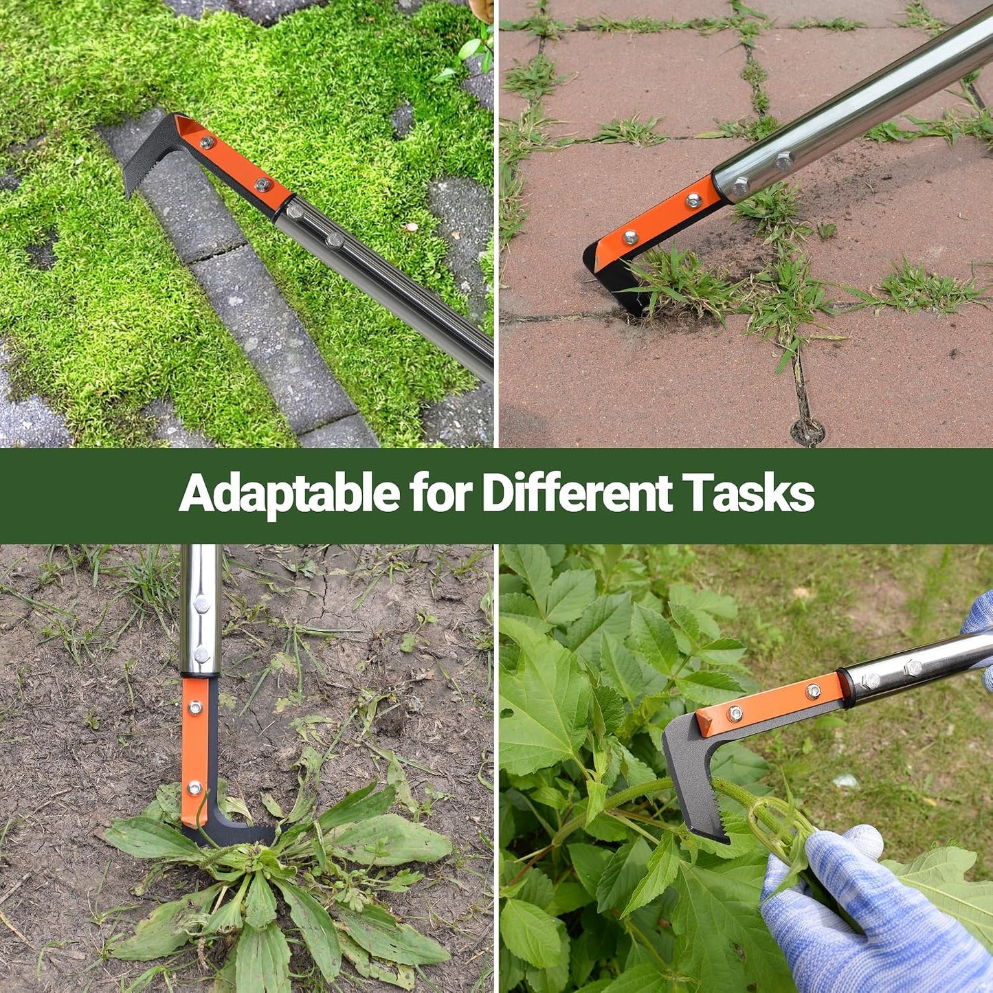 58in Crack Weeder with Spring Steel L-Shaped Blade