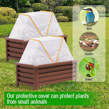 Garden Row Covers Plant Cover for Raised Garden Bed