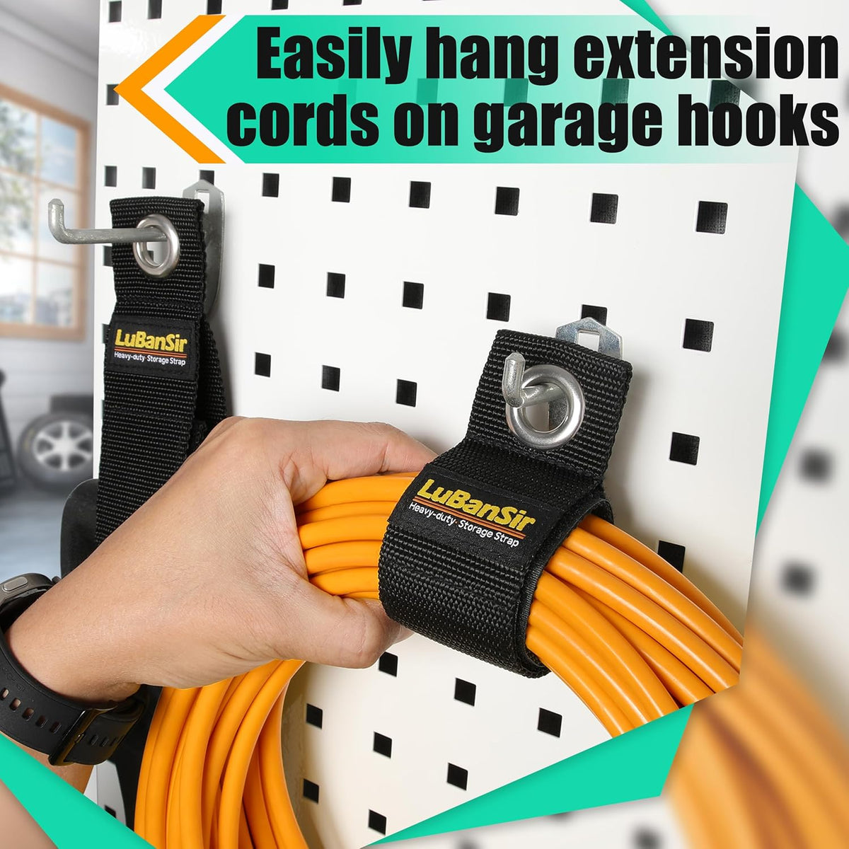 9 Pack 13“Extension Cord Holder Organizer for Organization