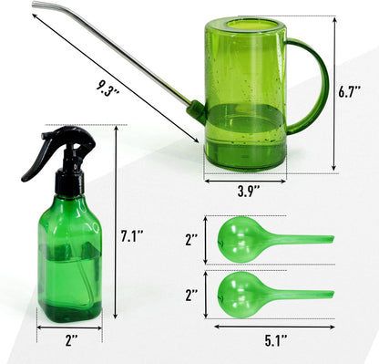 1L Long Spout Garden Watering Can with Precision Indoor Plant Watering Device