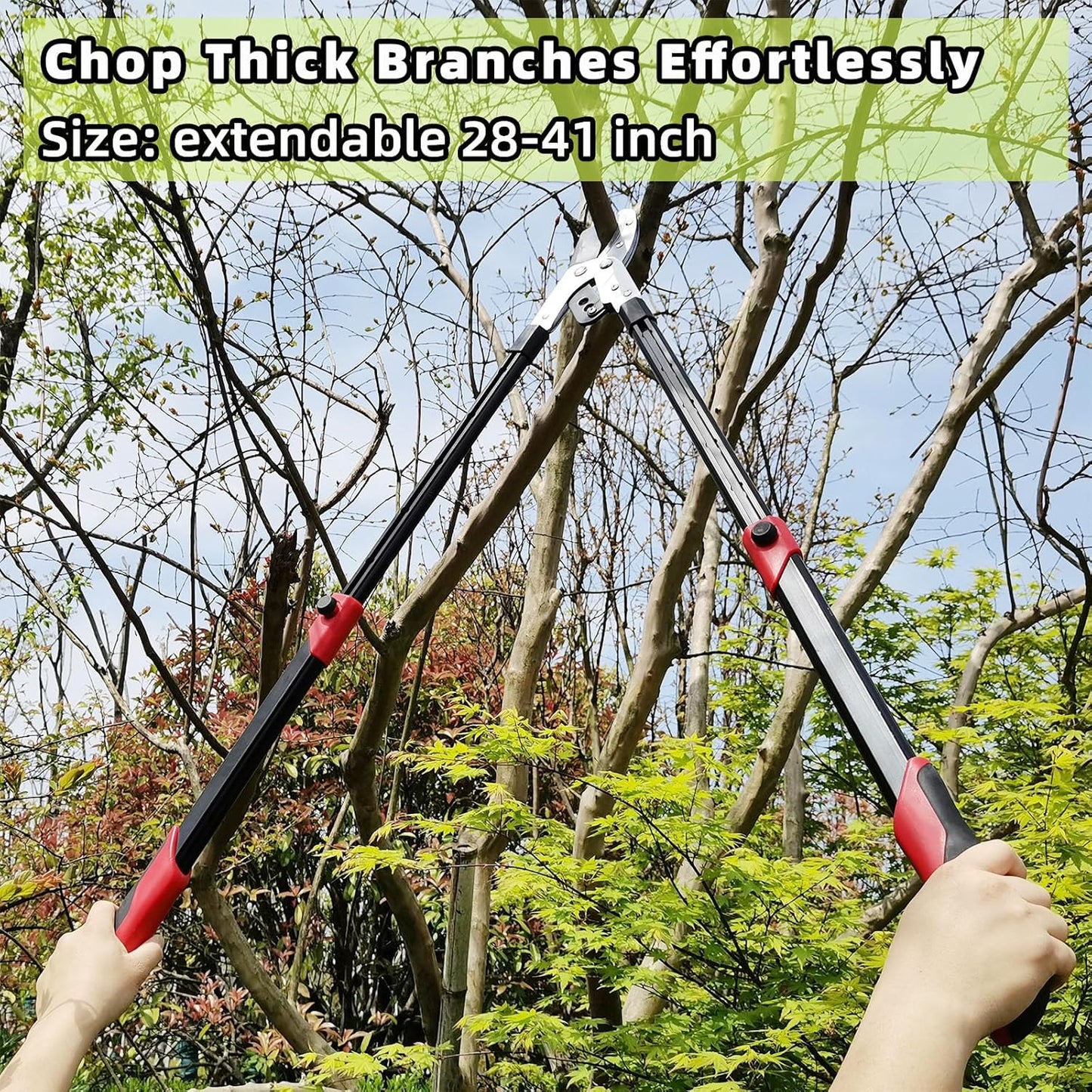 Loppers Branch Cutter Heavy Duty Tree Trimmer with Compound Action