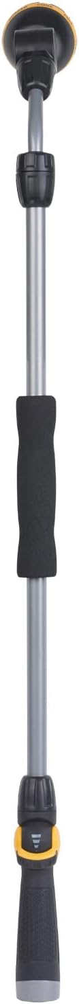 65145AMZ RelaxGrip 8-Pattern Pivoting-Head QuickConnects Extension Wand, Black/Yellow