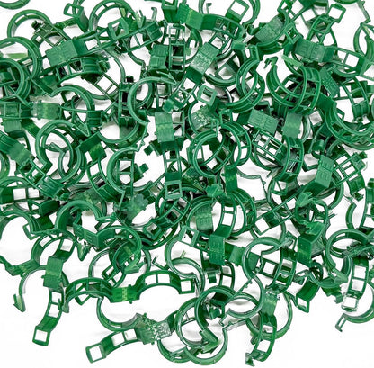 ® 300Pcs Tomato Clips, Plastic Trellis Clips, Plant Support Clips, Grape Vine Tomato Vine Vegetables Plants Garden Support Clips to Grow Upright Makes Plants Healthier