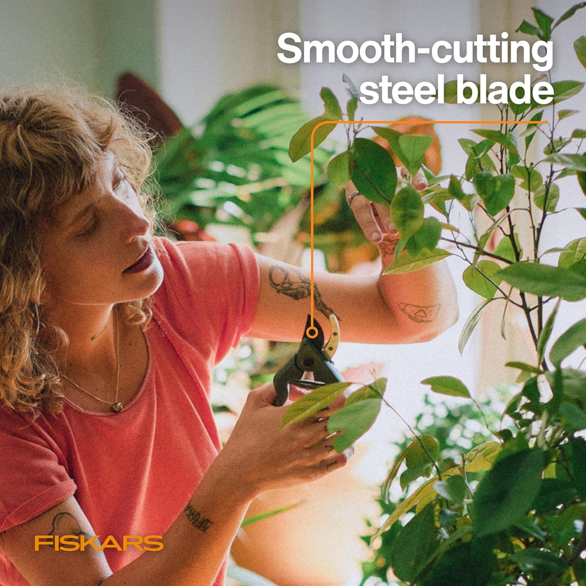 7" Plant Sculpting Bypass Pruners & Holder, 1/2" Cut Capacity