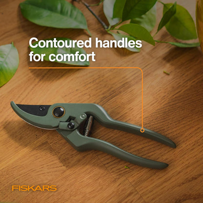 7" Plant Sculpting Bypass Pruners & Holder, 1/2" Cut Capacity