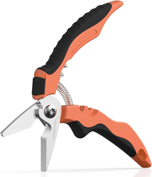 Tin Snips - Stainless Steel Utility Scissors, Wire Cutters Heavy Duty