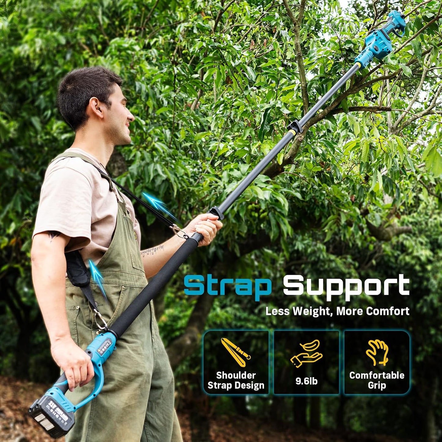 Electric Pruning Shears 4 Modes, 1.8” Cut Electric Pruners Cordless