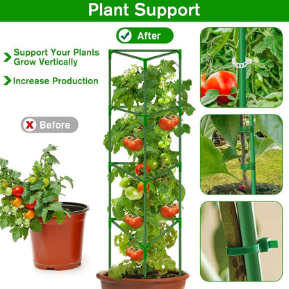 Tomato Cages for Garden,3 Pack Tomato Cage Trellis,Garden Cage Heavy Duty