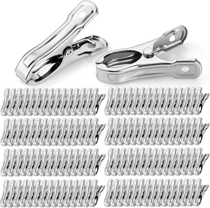 36 Pcs Garden Clips, Greenhouse Clamps, Stainless Steel Greenhouse Clips for Netting, Heavy Duty Row Cover Clips with a Strong Grip for Shade Cloth or Plant Cover on Gardening Hoops