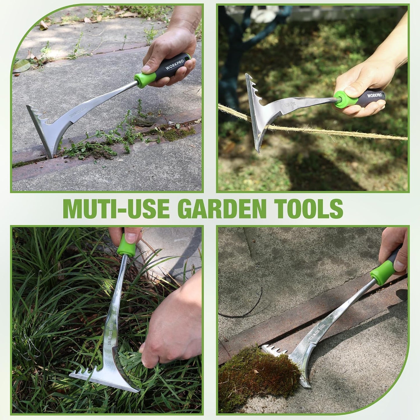 Crack Weeder, 12.5" Stainless Steel Crevice Weeding Tool
