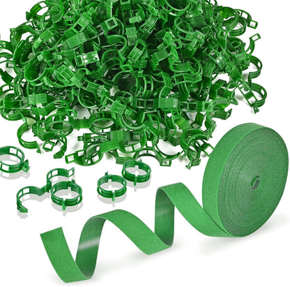 Plant Support for Tomato, Sets of Garden Clips and Ties for Climbing Plants, Fixing Stem and Vine