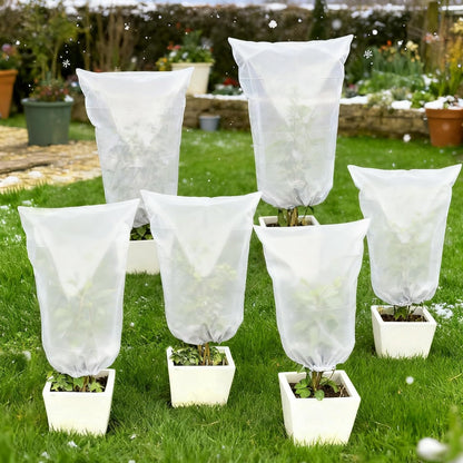 Plant Covers Wind and Frost Protection, Plant Covers with Zipper Drawstring