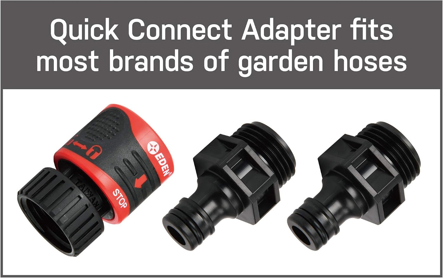 PRO 94833 Metal Front Trigger 6-Pattern Turbo Nozzle | Heavy-Duty Hose Sprayer for Garden, Lawn, Plants, Outdoor Cleaning, Durable Aluminum Core, Quick Connect Set Bundle