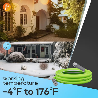 RV Water Hose, 15 FT, 5/8'' Inside Diameter Garden Hose