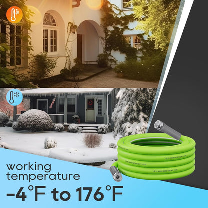 RV Water Hose, 15 FT, 5/8'' Inside Diameter Garden Hose
