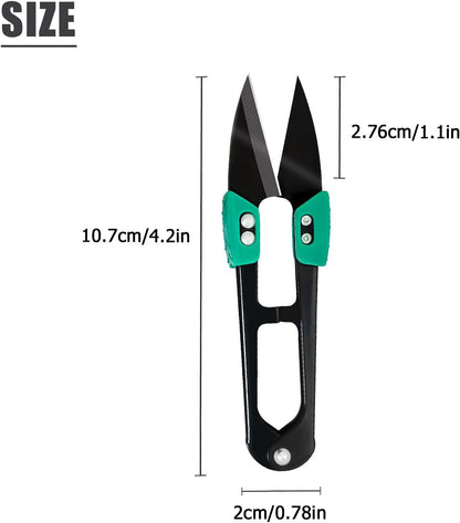 4pcs Modern Carbon Steel Scissors, Fabric, Yarn, Thread Cutter, Embroidery, Knitting, Sewing, Garden, Bonsai