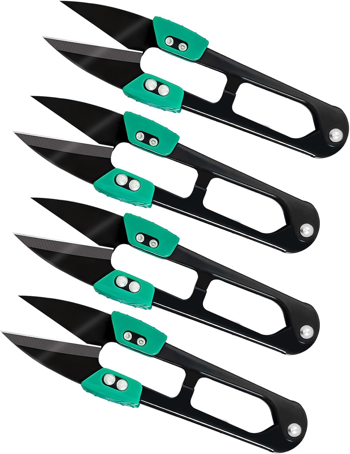 4pcs Modern Carbon Steel Scissors, Fabric, Yarn, Thread Cutter, Embroidery, Knitting, Sewing, Garden, Bonsai