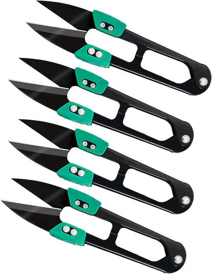 4pcs Modern Carbon Steel Scissors, Fabric, Yarn, Thread Cutter, Embroidery, Knitting, Sewing, Garden, Bonsai