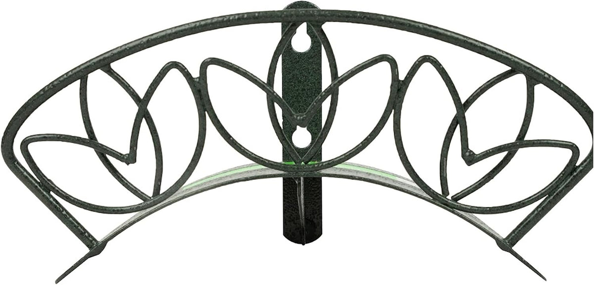 Heavy Duty Wall-Mounted Hose Hanger - Classic Design, Green