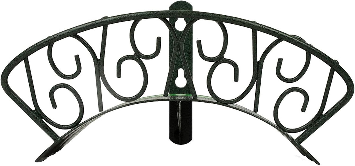 Heavy Duty Wall-Mounted Hose Hanger - Classic Design, Green