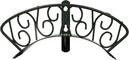 Heavy Duty Wall-Mounted Hose Hanger - Classic Design, Green