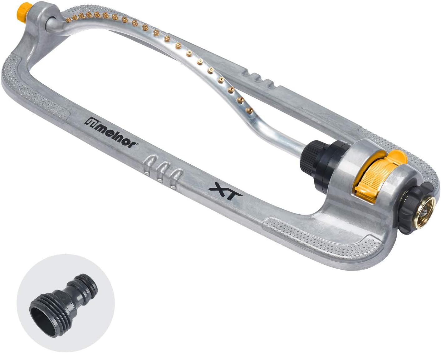 XT Oscillating Sprinkler, 4500 Sq Ft: Flow, Width & Range Adjust