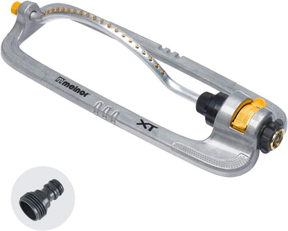 XT Oscillating Sprinkler, 4500 Sq Ft: Flow, Width & Range Adjust