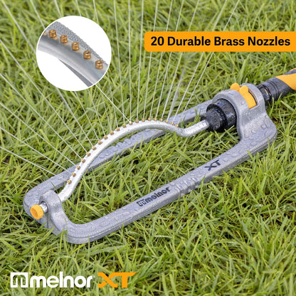 XT Oscillating Sprinkler, 4500 Sq Ft: Flow, Width & Range Adjust