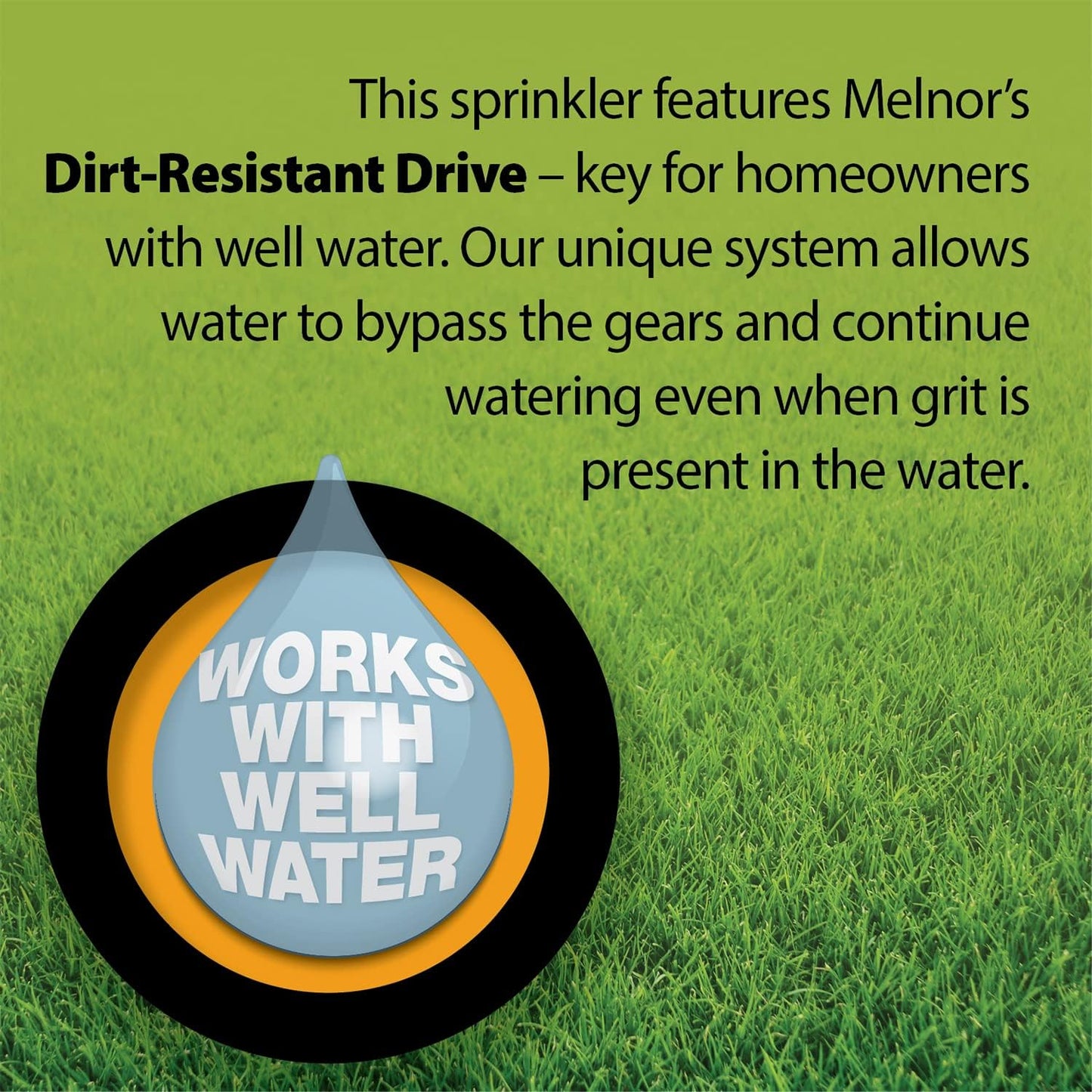 XT Oscillating Sprinkler, 4500 Sq Ft: Flow, Width & Range Adjust