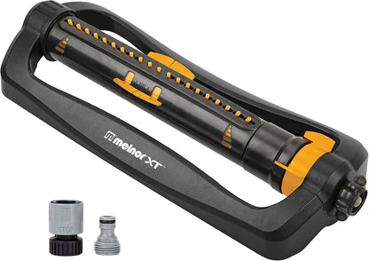 XT Oscillating Sprinkler, 4500 Sq Ft: Flow, Width & Range Adjust