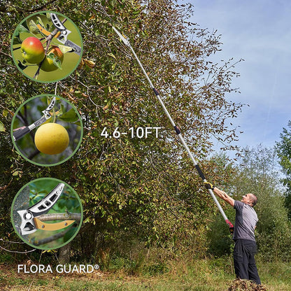 Telescoping Tree Pruner 4.6-10 FT with Pole Saw