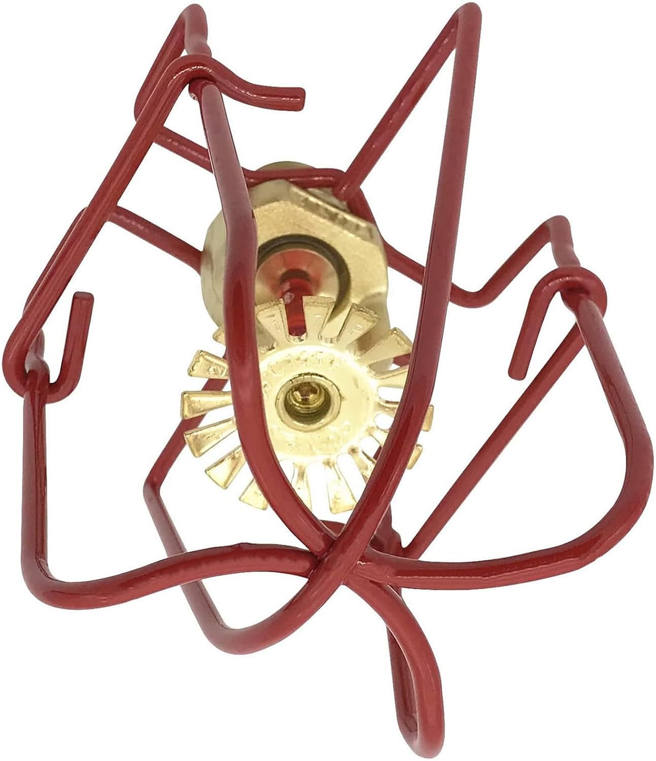 Red Fire Sprinkler Head Guard Covers for Pendant & Upright & Horizontal Heads 1/2" - 3/4" Pack of 6