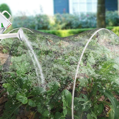 Garden Netting 8'x20' Insect Pest Barrier Bird Netting for Garden Protection,Row Cover Mesh Netting for Vegetables Fruit Trees and Plants,Black