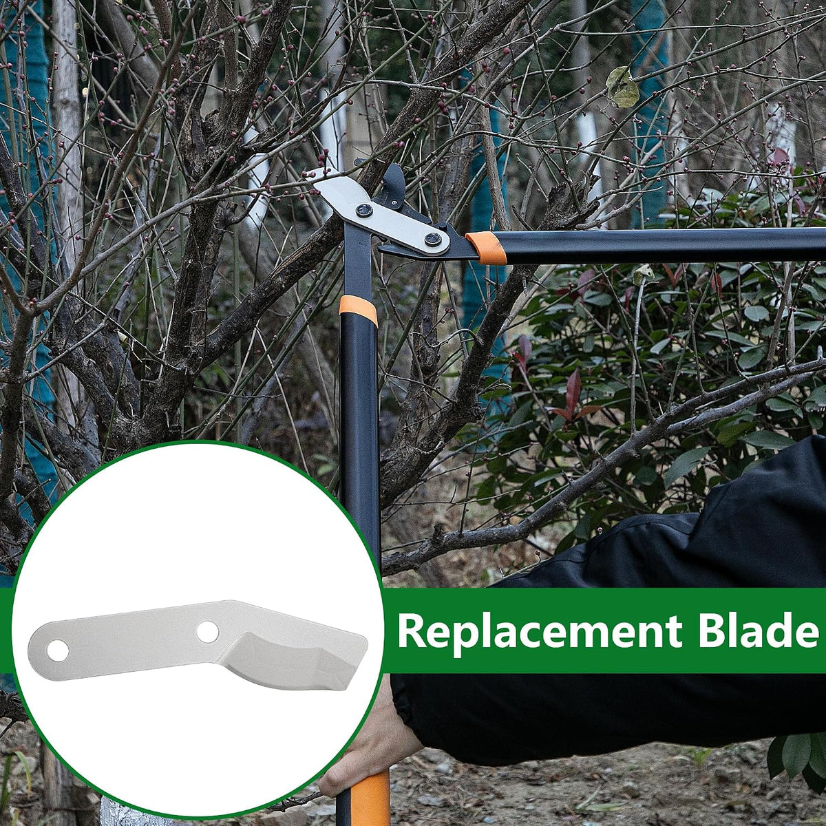 2 Pcs SK5 Steel Lopper Replacement Blade-Bypass Lopper Blades for Tree Trimming-Replacement Blade Garden Tools Fit for PowerGear2