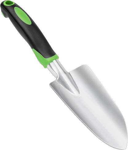 Garden Shovel Garden Hand Trowel, Heavy Duty Hand Shovel with Ergonomic Handle, Small Gardening Tools for Digging, Rust Resistant Gardening Spade Trowel Tools, Orange