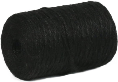 5mm Jute Rope 105 Feet Twisted Heavy Duty and Thick Twine Rope for Cat Scratcher Scratching Post Tree Craft Projects Gardening Home Decoration Packing Bundling (105FT * 5mm)