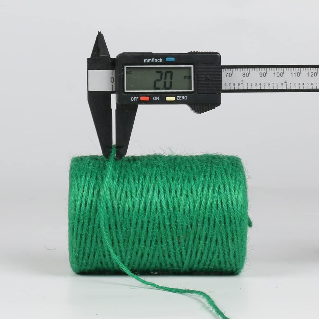 5mm Jute Rope 105 Feet Twisted Heavy Duty and Thick Twine Rope for Cat Scratcher Scratching Post Tree Craft Projects Gardening Home Decoration Packing Bundling (105FT * 5mm)