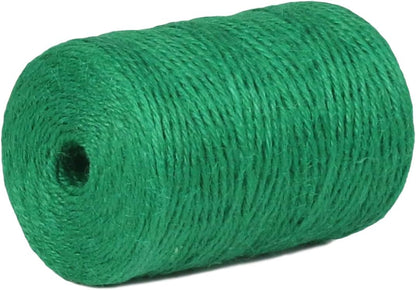 5mm Jute Rope 105 Feet Twisted Heavy Duty and Thick Twine Rope for Cat Scratcher Scratching Post Tree Craft Projects Gardening Home Decoration Packing Bundling (105FT * 5mm)