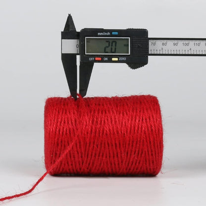 5mm Jute Rope 105 Feet Twisted Heavy Duty and Thick Twine Rope for Cat Scratcher Scratching Post Tree Craft Projects Gardening Home Decoration Packing Bundling (105FT * 5mm)
