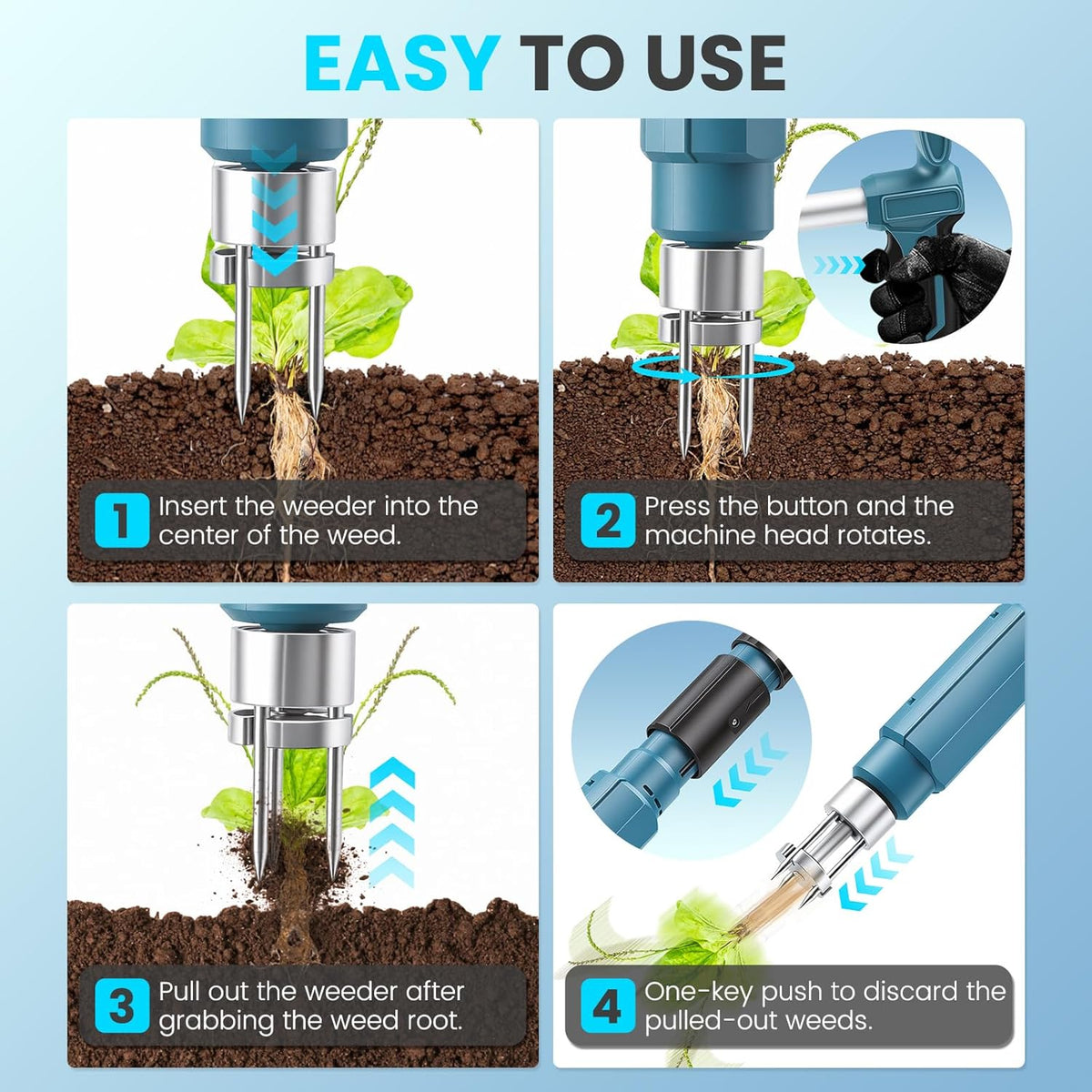 Electric Weed Puller Tool for Makita 18V (NO Battery)